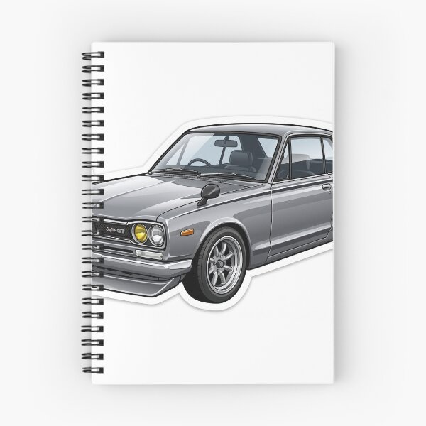 Item preview, Classic Hakosuka Skyline GT-R Vintage JDM Sticker designed and sold by Fixnovaguide.