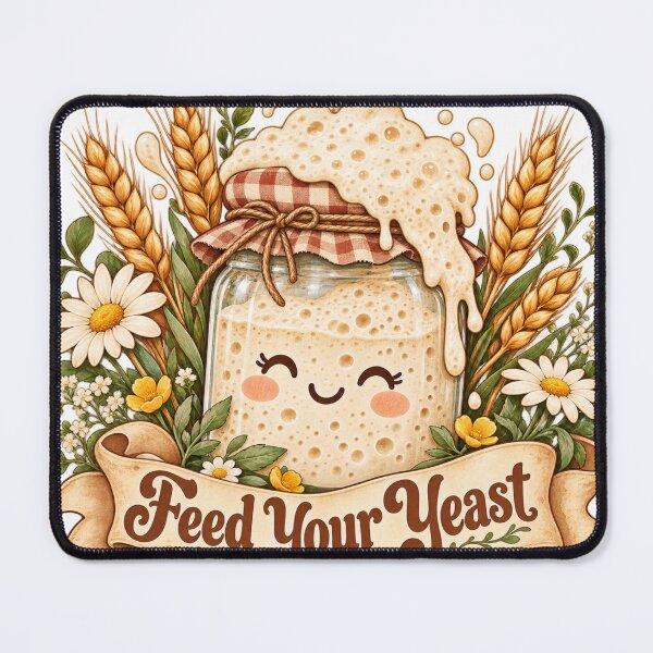 Item preview, Feed Your Yeast Sourdough Pet Baker Humor designed and sold by NEXUS//09.