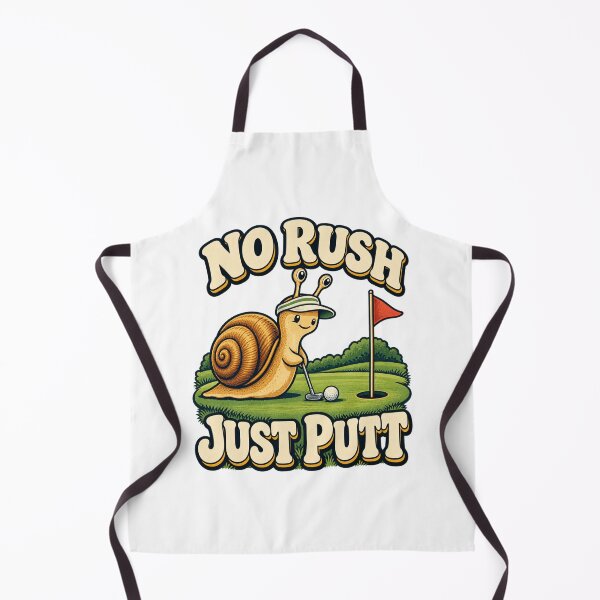 Item preview, No Rush, Just Putt - Snail Golfer designed and sold by Good Mood Foundry.