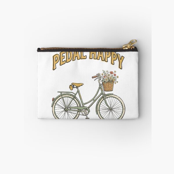 Item preview, Vintage Floral Bicycle Pedal Happy designed and sold by Chillo tees.