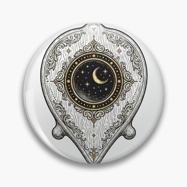 Item preview, Spirit Board Planchette Shirt — Mystical Moon Halloween Tee designed and sold by unthinkabletees.