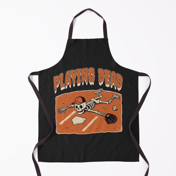 Item preview, Playing Dead – Funny Halloween Baseball Skeleton designed and sold by MASMUS27.