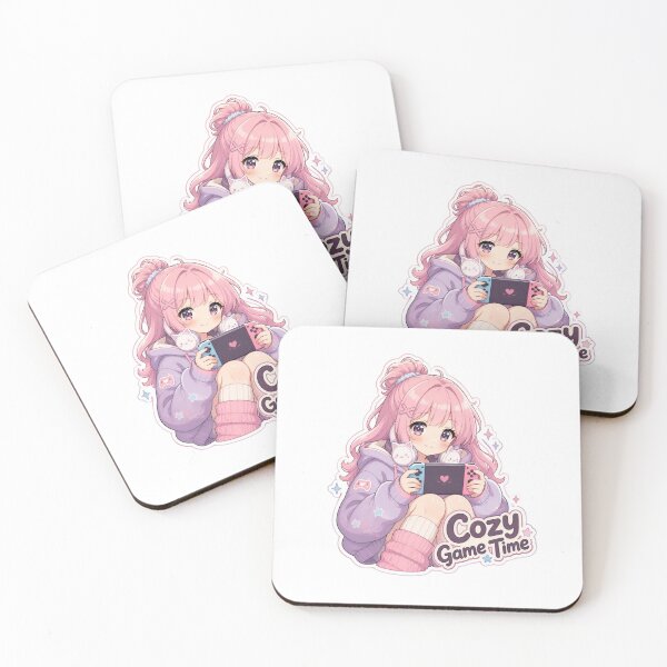 Item preview, Kawaii Cozy Anime Gamer Girl designed and sold by Animepopstudio.