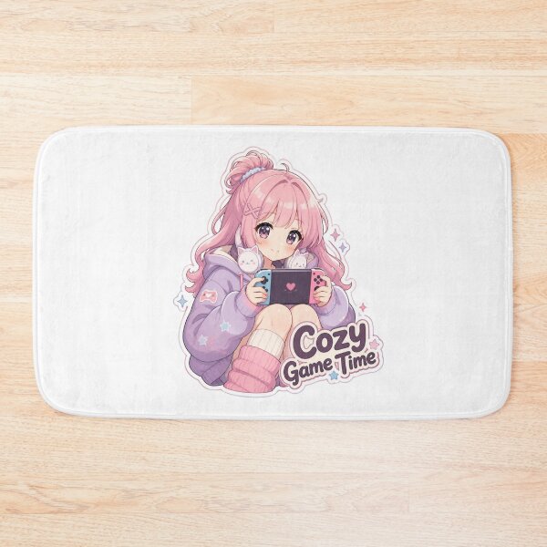 Item preview, Kawaii Cozy Anime Gamer Girl designed and sold by Animepopstudio.