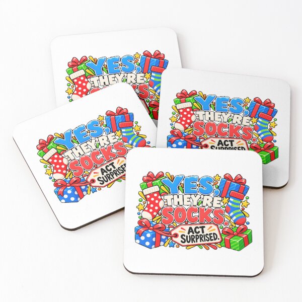 Item preview, Yes They’re Socks Act Surprised – Funny Christmas Gift Joke designed and sold by astersgraphics.