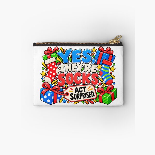 Item preview, Yes They’re Socks Act Surprised – Funny Christmas Gift Joke designed and sold by astersgraphics.