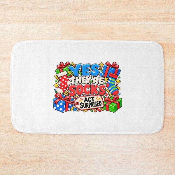 Item preview, Yes They’re Socks Act Surprised – Funny Christmas Gift Joke designed and sold by astersgraphics.