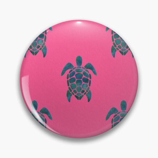 Item preview, Turtles pattern hot pink designed and sold by Ana Gorozpe.