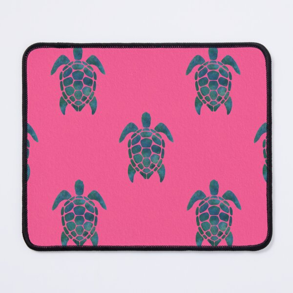 Item preview, Turtles pattern hot pink designed and sold by Ana Gorozpe.
