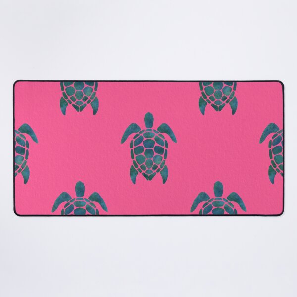 Item preview, Turtles pattern hot pink designed and sold by Ana Gorozpe.