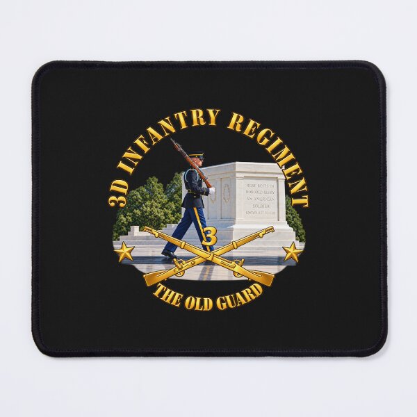 Item preview, Army - 3rd Infantry Regiment -The Old Guard w Inf Branch - with Tomb - 3D - Enhanced designed and sold by Military Insignia Products.