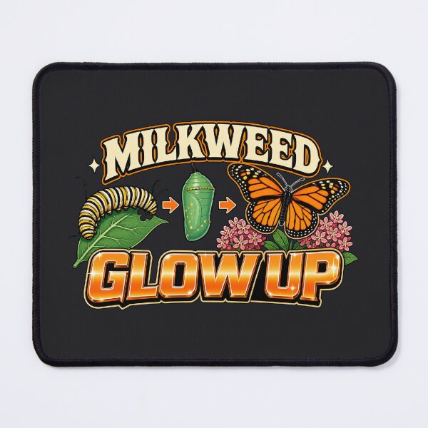 Item preview, Monarch Butterfly Milkweed Glow Up Caterpillar Life Cycle Art designed and sold by shifumart.