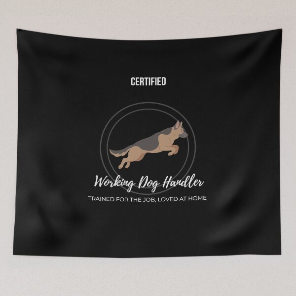 Item preview, Working Dog Handler, Trained For The Job, Heartfelt Pet Lover Gift designed and sold by Zyvora-merch.