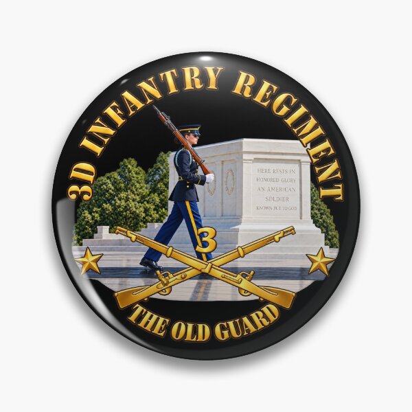 Item preview, Army - 3rd Infantry Regiment -The Old Guard w Inf Branch - with Tomb - Female - 3D - Enhanced designed and sold by Military Insignia Products.