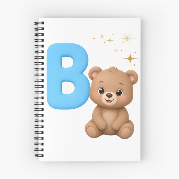 Item preview, Cute Cartoon Letter B, Bear – Kids Alphabet Design designed and sold by allgrabs.