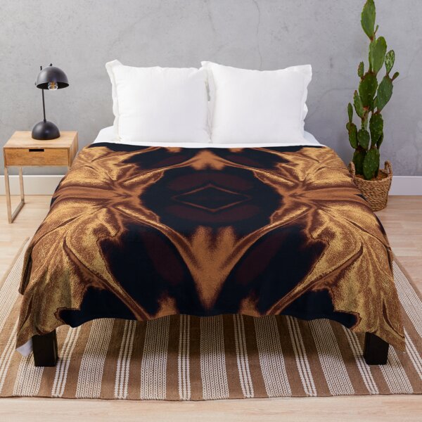 Item preview, Copper Baroque Botanical – Kaleidoscope Pattern designed and sold by SulkaCreative.