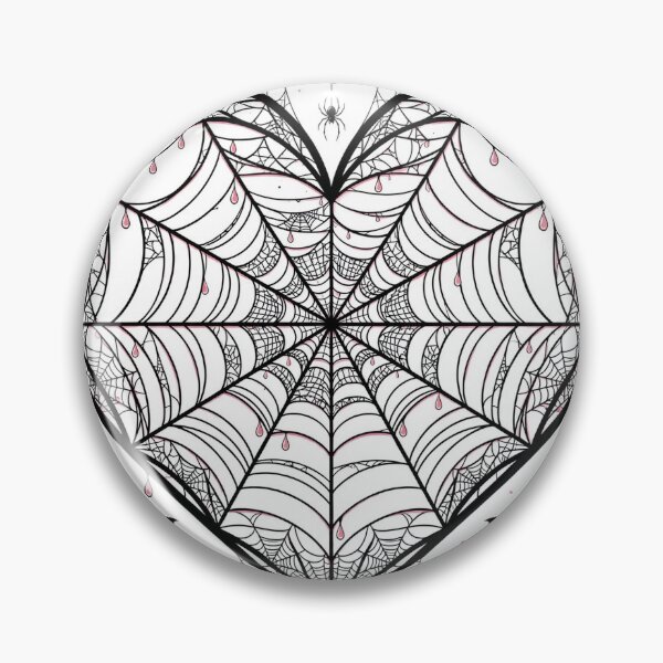 Item preview, Spiderweb Heart Shirt — Gothic Halloween Tee designed and sold by unthinkabletees.