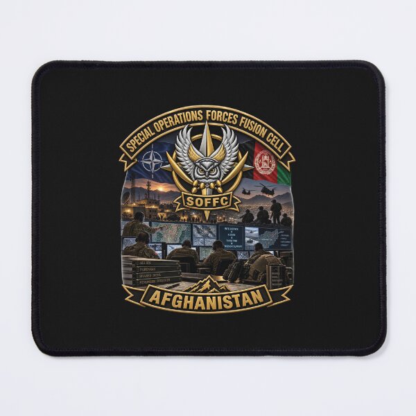 Item preview, Special Operations Forces - Fusion Cell - SOFFC - Banners - Afghanistan - with Scene - 3D - Enhanced designed and sold by Military Insignia Products.