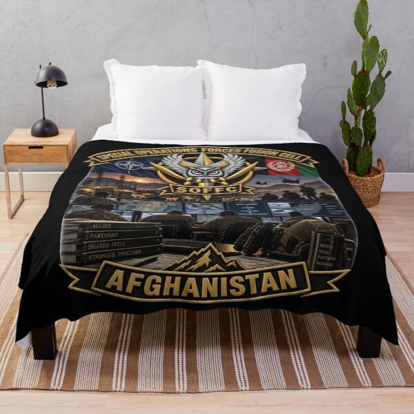 Item preview, Special Operations Forces - Fusion Cell - SOFFC - Banners - Afghanistan - with Scene - 3D - Enhanced designed and sold by Military Insignia Products.