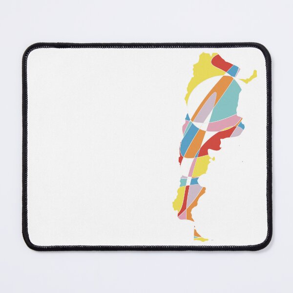 Item preview, Blue & Multicolour Shard Argentina Map - Colourful Provinces Line Art designed and sold by iampaulmorris.