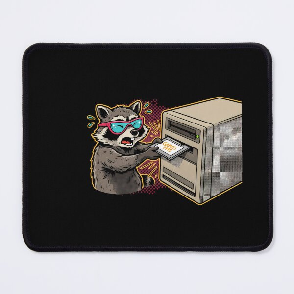 Item preview, Retro Games 1995 Raccoon Floppy Disk PC Gamer designed and sold by Enea Kelo.