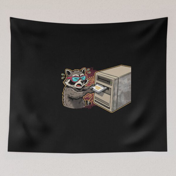 Item preview, Retro Games 1995 Raccoon Floppy Disk PC Gamer designed and sold by Enea Kelo.