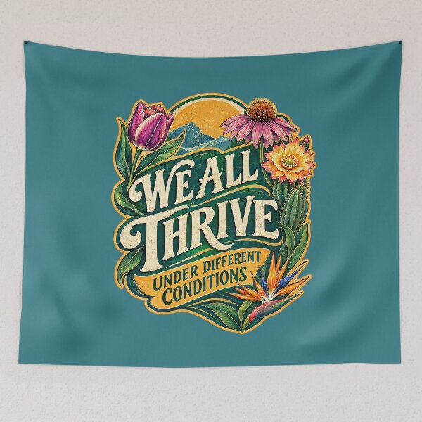 Item preview, We All Thrive Under Different Conditions. designed and sold by Endless7Art.