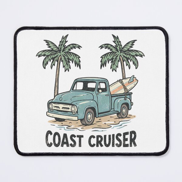 Item preview, Surf Pickup Truck Coast Cruiser designed and sold by Chillo tees.