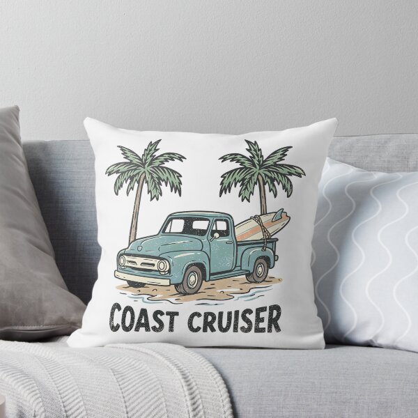 Item preview, Surf Pickup Truck Coast Cruiser designed and sold by Chillo tees.