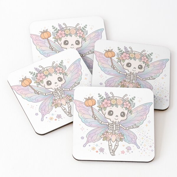 Item preview, Skeleton Fairy Shirt — Cute Pastel Halloween Tee designed and sold by unthinkabletees.