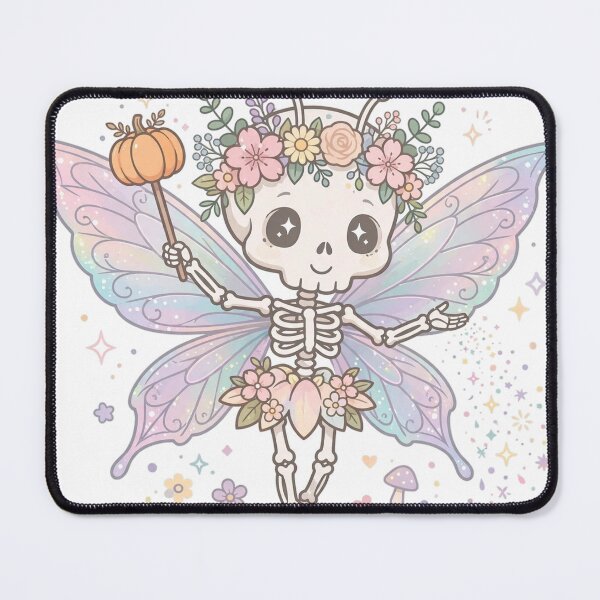 Item preview, Skeleton Fairy Shirt — Cute Pastel Halloween Tee designed and sold by unthinkabletees.