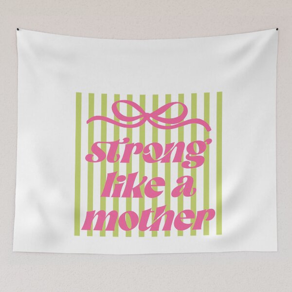 Item preview, Strong Like A Mother Pink Bow Mom Gift designed and sold by LASTIQUE-dd.