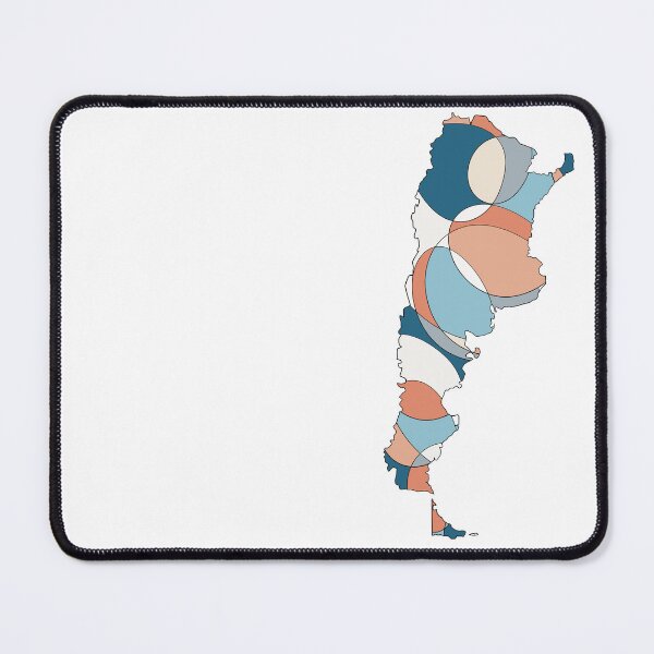 Item preview, Multicolour Shard Argentina Map - Colourful Provinces Line Art designed and sold by iampaulmorris.