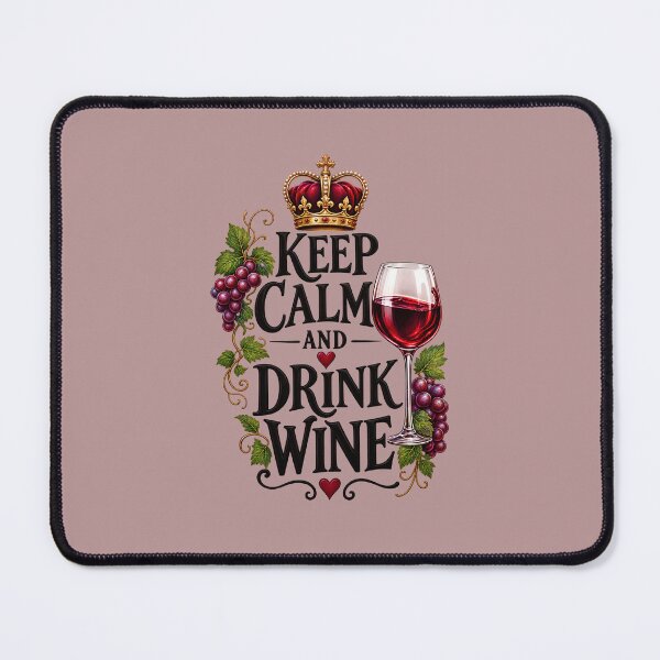Item preview, Keep Calm and Drink Wine designed and sold by AnnaW1996.