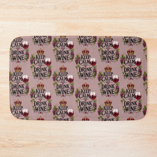 Item preview, Keep Calm and Drink Wine designed and sold by AW_Designs.
