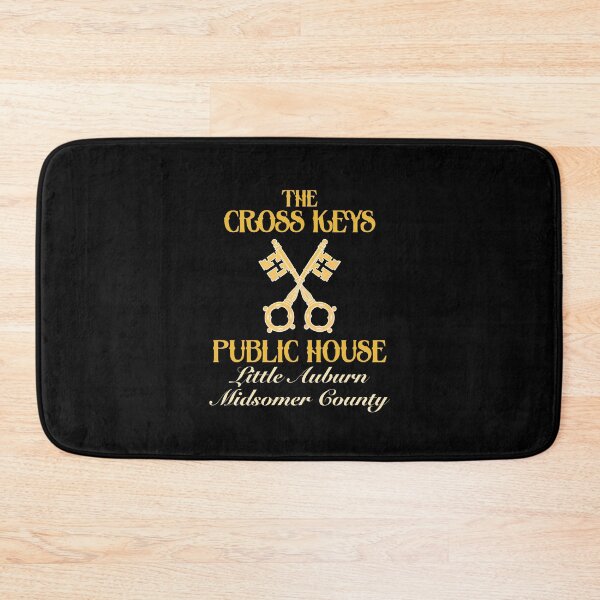 Item preview, The CROSS KEYS Public House II (on Black) designed and sold by PawsitiveMum3.