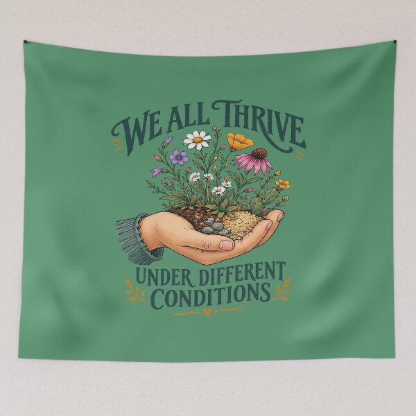 Item preview, We All Thrive Under Different Conditions. designed and sold by Endless7Art.