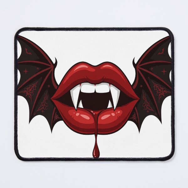 Item preview, Vampire Lips Shirt — Gothic Halloween Fang Tee designed and sold by unthinkabletees.