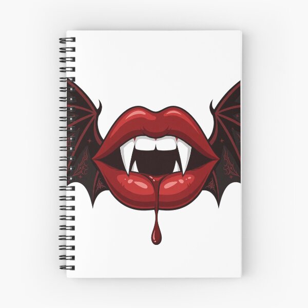 Item preview, Vampire Lips Shirt — Gothic Halloween Fang Tee designed and sold by unthinkabletees.