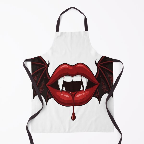Item preview, Vampire Lips Shirt — Gothic Halloween Fang Tee designed and sold by unthinkabletees.