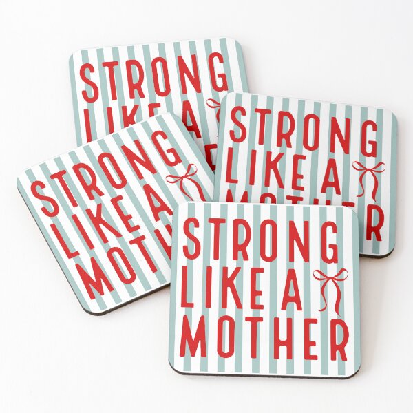 Item preview, Strong Like A Mother Cute Mom Quote designed and sold by LASTIQUE-dd.