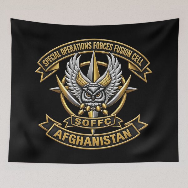 Item preview, Special Operations Forces - Fusion Cell - SOFFC - Banners - Afghanistan 3D - Enhanced designed and sold by Military Insignia Products.