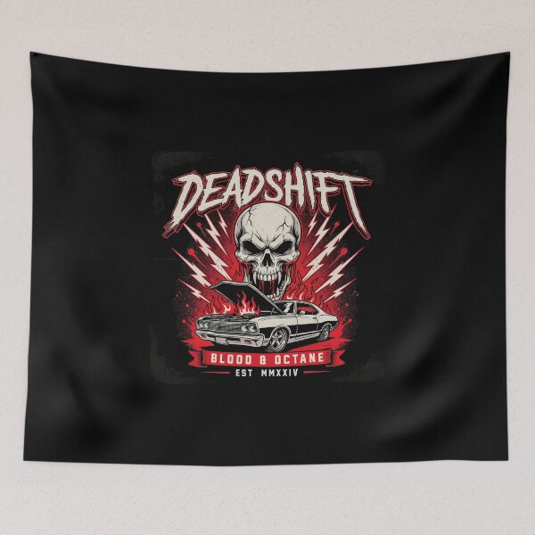 Item preview, Deadshift Blood And Octane Skull Muscle Car designed and sold by Enea Kelo.