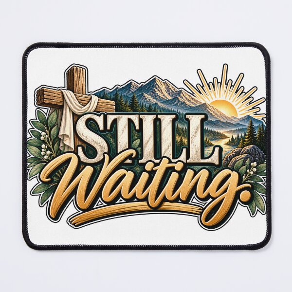 Item preview, Still Waiting | Christian Faith & Trust in God Design designed and sold by ThinkOnThis.