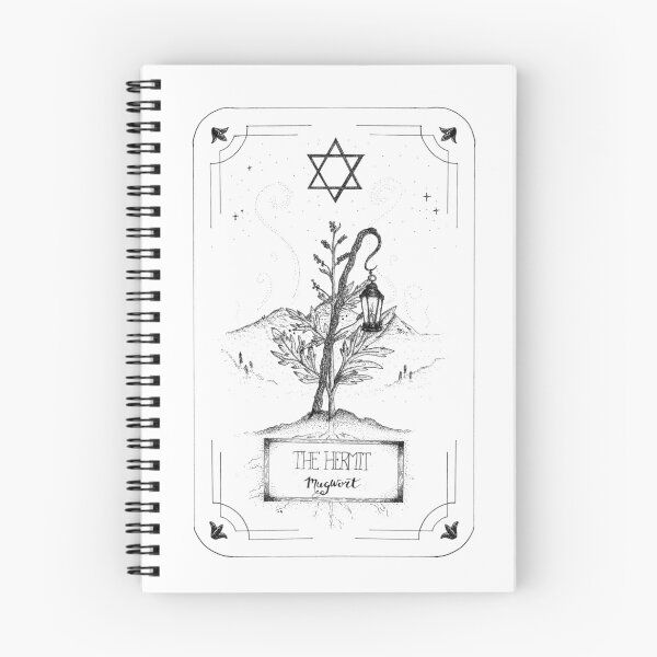 Item preview, The Hermit — Mugwort | Poisonous Plants Tarot designed and sold by HerbariumNoctur.