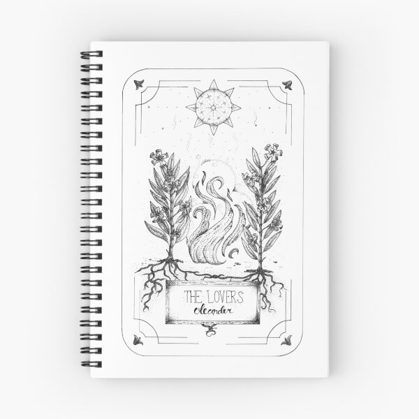 Item preview, The Lovers — Oleander | Poisonous Plants Tarot designed and sold by HerbariumNoctur.