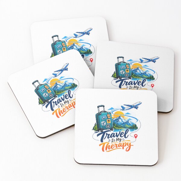 Item preview, Travel Is My Therapy designed and sold by Design Sounds Studio.