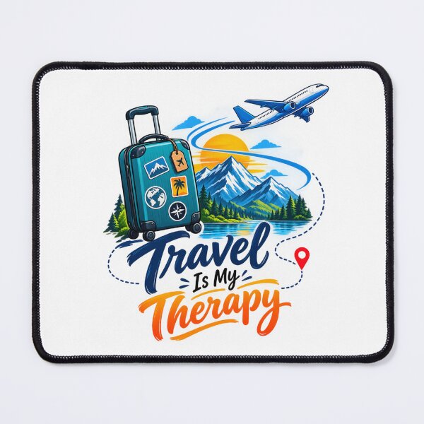 Item preview, Travel Is My Therapy designed and sold by Design Sounds Studio.