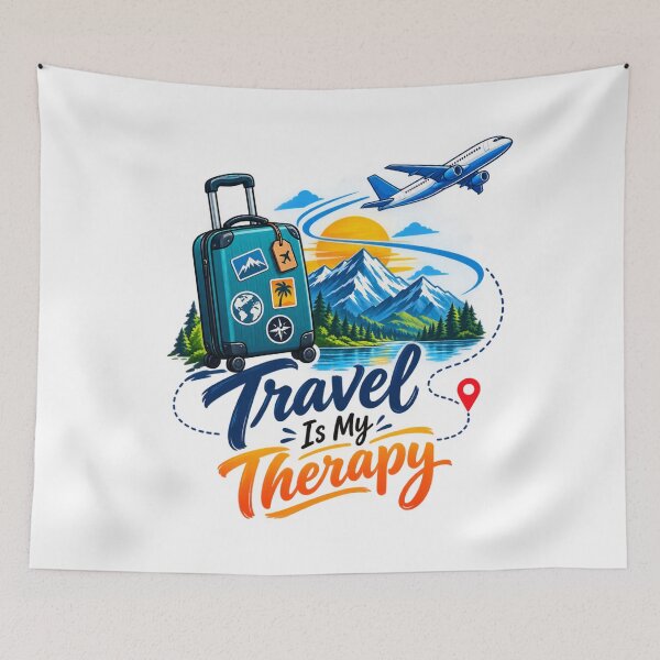 Item preview, Travel Is My Therapy designed and sold by Design Sounds Studio.