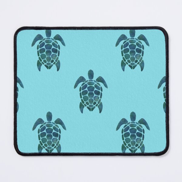 Item preview, Turtles pattern light blue designed and sold by Ana Gorozpe.